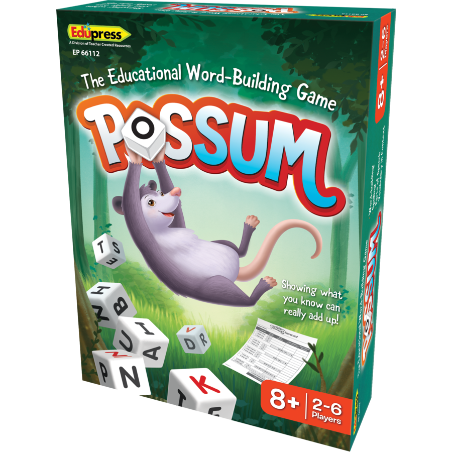 Edupress Possum, The Educational Word-Building Dice Game (EP-66112)