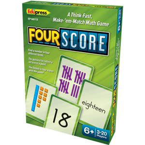 Edupress Four Score Make-'em Match Math Game (EP 66113)