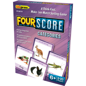 Teacher Created Four Score Card Game: Categories (TCR66114)