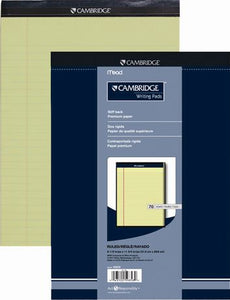 Cambridge Canary Notepad, 70 Sheets, 8.5" x 11.75" (59858)