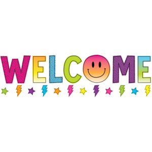 Teacher Created Brights 4Ever Welcome Bulletin Board, 13", 58 Pieces (TCR 6920)