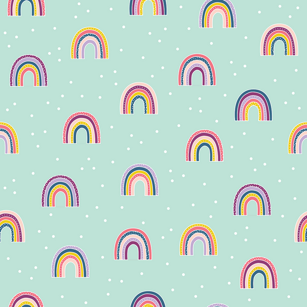 Teacher Created Oh Happy Day Rainbows Peel and Stick Decorative Paper (TCR 70006)