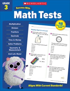 Scholastic Success With Math Tests: Grade 3 Activity Book (SC735528)