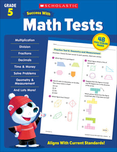 Scholastic Success With Math Tests: Grade 5 Activity Book (SC735530)