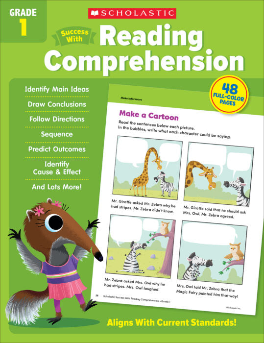 Scholastic Success With Reading Comprehension: Grade 1 Activity Book (SC735542)