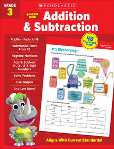 Scholastic Success With Addition & Subtraction: Grade 3 (SC735513)