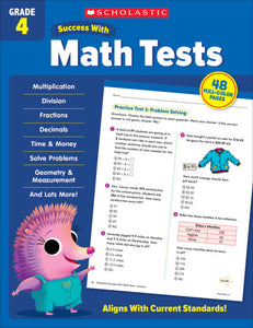 Scholastic Success With Math Tests: Grade 4 Activity Book (SC735529)