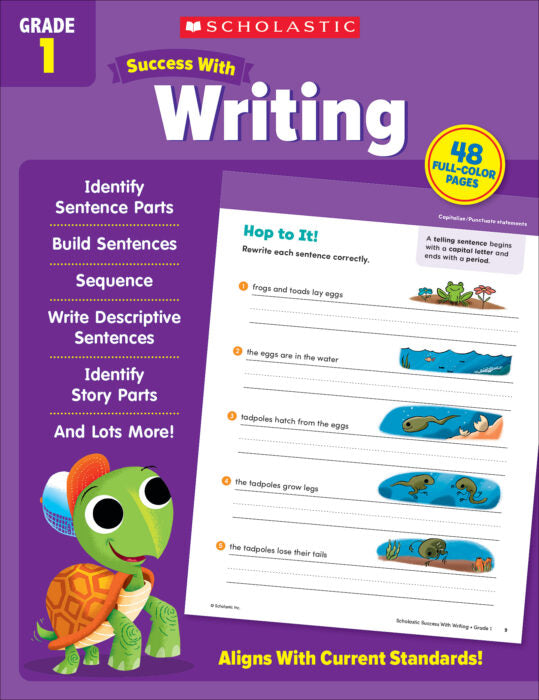 Scholastic Success With Writing: Grade 1 Activity Book (SC735554)