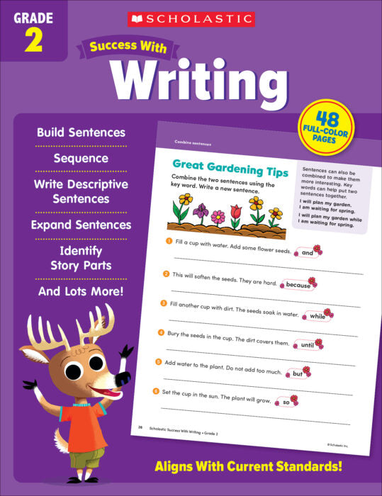 Scholastic Success With Writing: Grade 2 Activity Book (SC735556)
