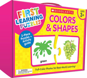 Scholastic First Learning Puzzles - COLORS & SHAPES (SC-863053)