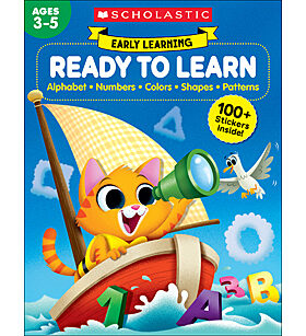 Scholastic Early Learning Ready to Learn Activity Book PreK Ages 3-5 (SC-832316)