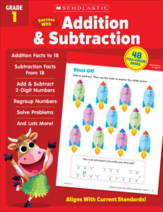 Scholastic Success With Addition & Subtraction: Grade 1 (SC735510)