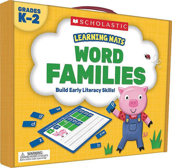 Scholastic Word Families Learning Mats (SC-823968)
