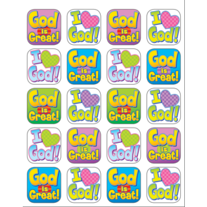 Teacher Created God is Great Stickers (TCR 7040)