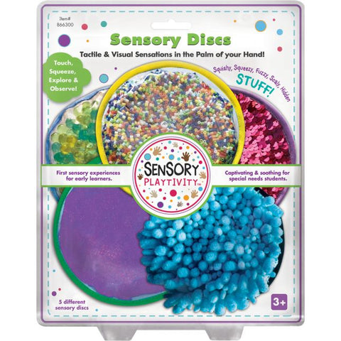 Primary Concepts Playtivity Sensory Discs, 5-Pack (866300)