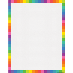 Teacher Created Resources Colorful Blank Write On/Wipe Off Chart (TCR 7109)