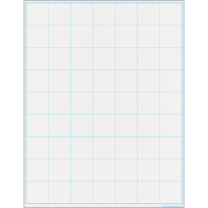 Teacher Created Graphing Grid Large Squares Write-On/Wipe-Off Chart (TCR 7116)