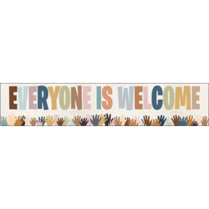 Teacher Created Everyone is Welcome Helping Hands Banner (TCR7131)
