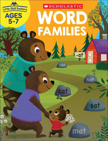 Scholastic WORD FAMILIES, Little Skill Seekers Workbook Ages 5-7 (SC-830639)