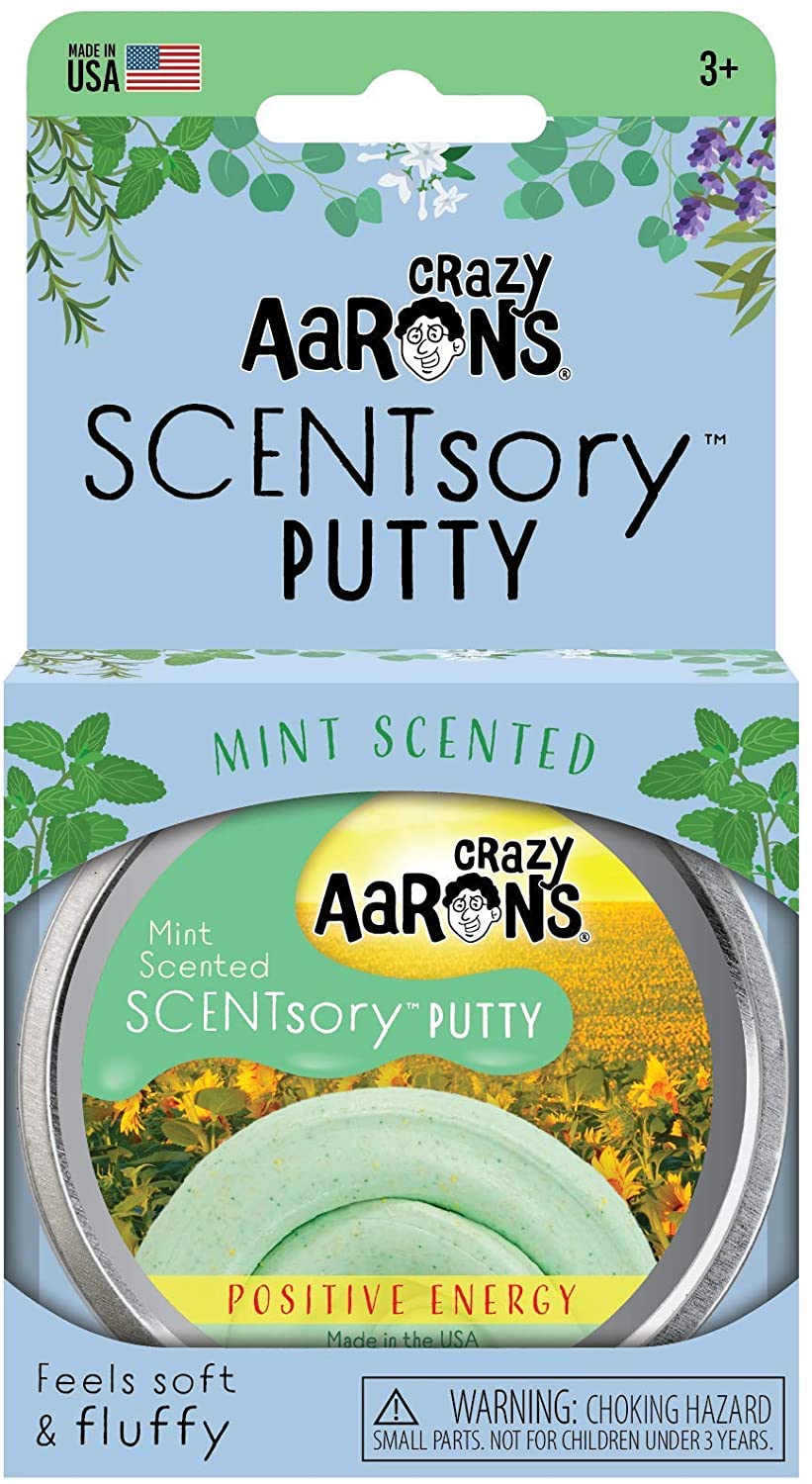 Crazy Aaron's 2.75" Mint Scented Positive Energy Scentsory Putty Tin (SCN-PE055)