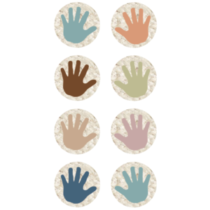 Teacher Created Everyone is Welcome Helping Hands Mini Stickers (TCR 7162)