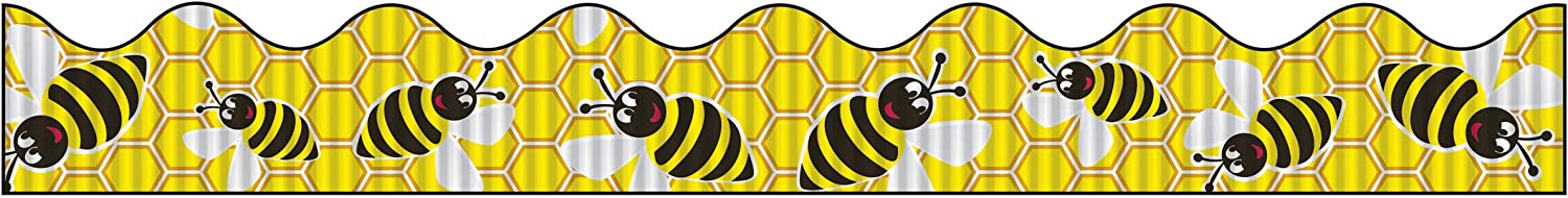 Pacon Decorative Bordette Border, Bee Dazzle, 2 1/4" x 25' (P0037750)