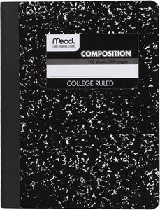 Mead Square Deal Composition Book 100 Ct College Ruled (09932)