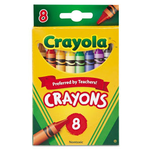 Crayola Classic Crayons, 8 Count (52-3008)