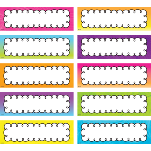 Teacher Created Brights 4Ever Labels Magnetic Accents, 4¾" x 1½" (TCR 77056)