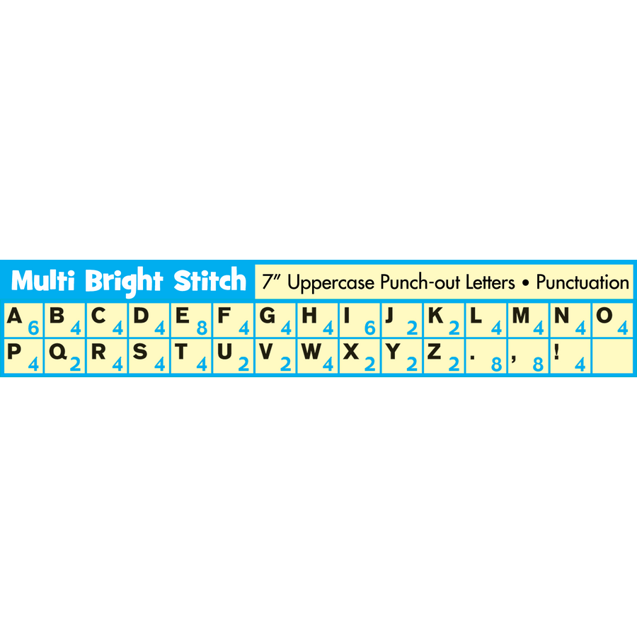 Teacher Created Multi Bright Stitch 7