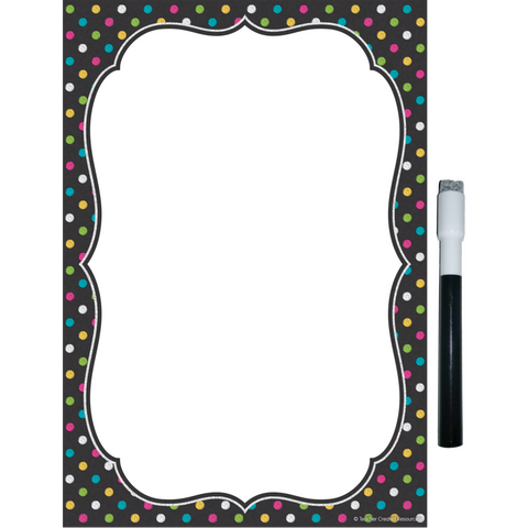 Teacher Created Clingy Thingies Chalkboard Brights Small Note Sheet (TCR 77345)