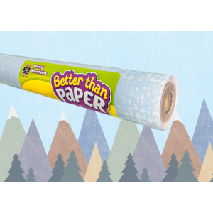 Teacher Created Moving Mountains Better Than Paper Bulletin Board Roll, 4' x 12' (TCR 77421)