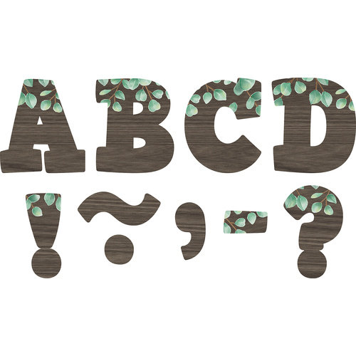 Teacher Created Resources Eucalyptus Bold Block 3" Magnetic Letters (77485)