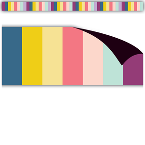 Teacher Created Oh Happy Day Stripes Magnetic Border (TCR 77567)