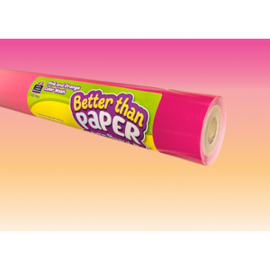 Teacher Created Pink and Orange Color Wash Better Than Paper Bulletin Board Roll, 4' x 12' (TCR 77905)