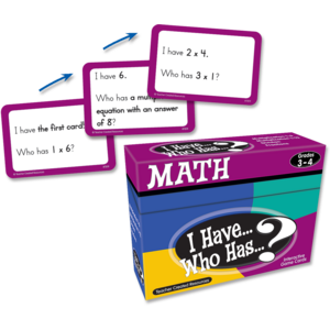 Teacher Created I Have, Who Has Math Game, Grades 3-4 (TCR 7819)