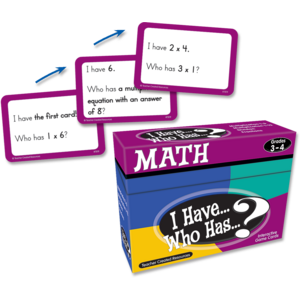 Has Math Hamdhoon Teacher Created I Have, Who Has Math Game, Grades 3-4 (TCR 7819 ...