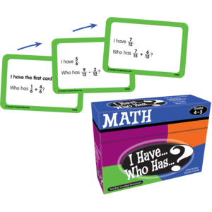Teacher Created I Have, Who Has Math Game, Grades 4-5 (TCR 7833)