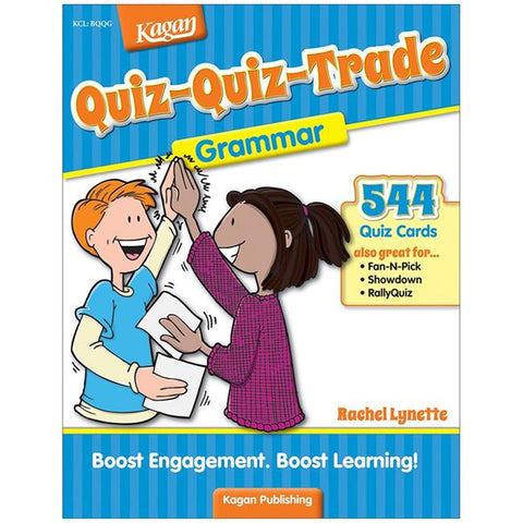 Kagan Quiz-Quiz-Trade: Grammar, Ages 2-6 (BQQG)