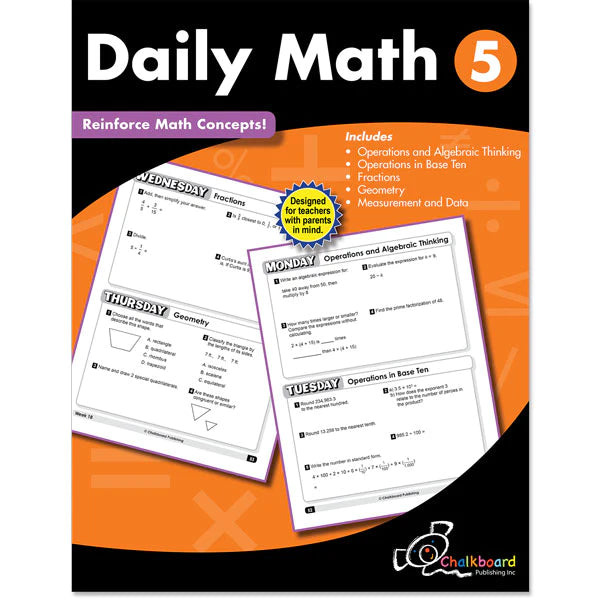Creative Teaching Daily Math Workbook, Grade 5 (CTP 8191)