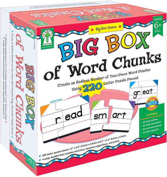 Carson Dellosa Big Box of Word Chunks, GR1-3 (KE 840009)