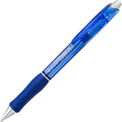 Pentel RSVP Super RT Ballpoint Pen, (1.0mm) Medium Line, Blue Ink (BX480-C)