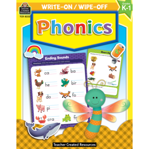 Teacher Created Write-On/Wipe-Off Book: Phonics (TCR 8222)