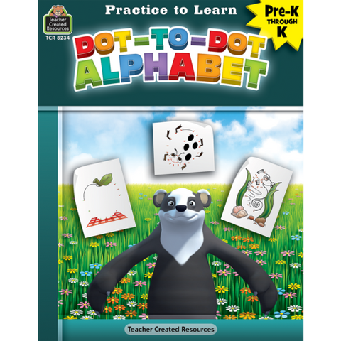 Teacher Created Resources Practice to Learn: Dot-to-Dot Alphabet (TCR8234)