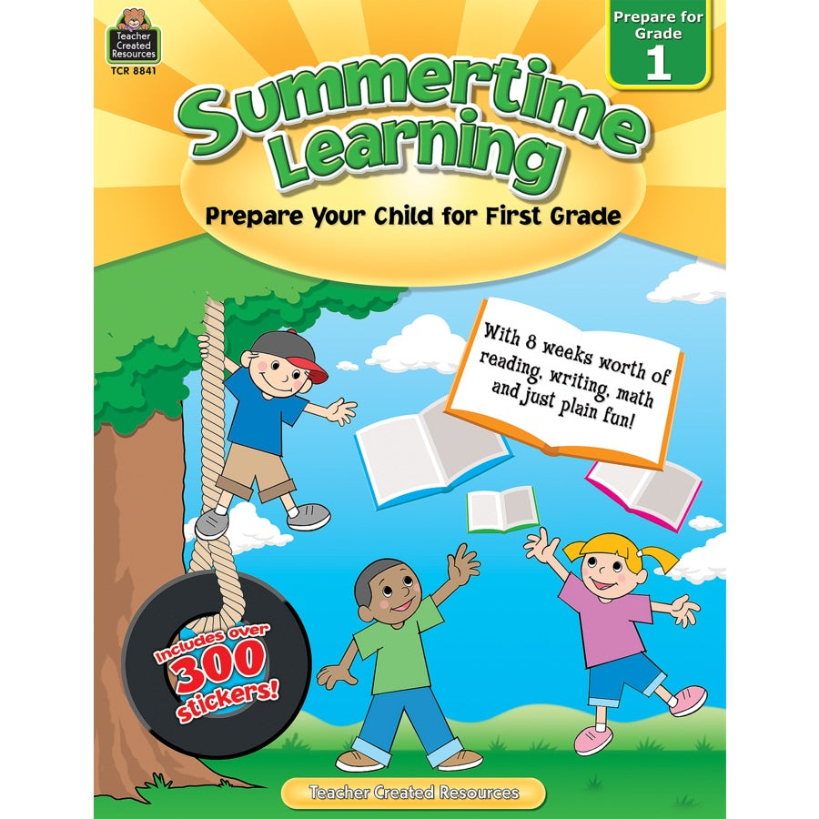 Teacher Created Summertime Learning Woorkbook Preparing for Grade 1 (8841)