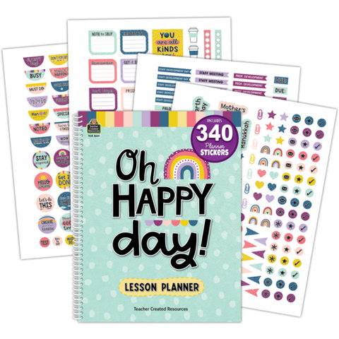 Teacher Created Resources Oh Happy Day Lesson Planner (TCR8321)