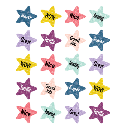 Teacher Created Resources Oh Happy Day Star Rewards Stickers (TCR8336)