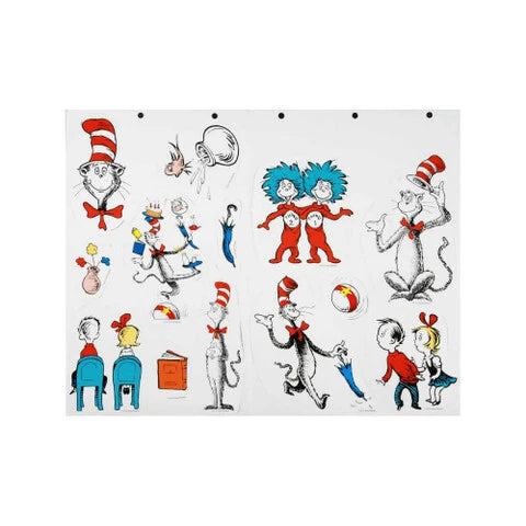 Eureka Dr Seuss Cat in the Hat™ Characters 2-Sided Deco Kit (EU 840224)