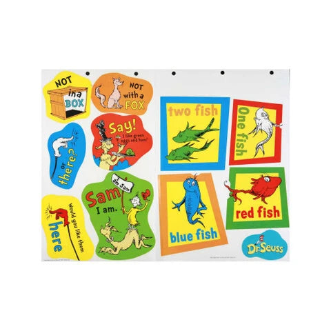 Eureka Large Dr. Seuss™ Fish, Fox and Sam 2-Sided Deco Kit (EU 840225)