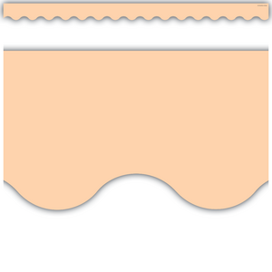 Teacher Created Peach Scalloped Border Trim (TCR 8427)
